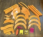 VINTAGE 1969 HOT WHEELS REDLINE ERA TRACK & ACCESSORIES LOT 1967 CURVES TURNS