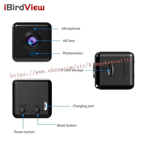 2.4G WiFi Surveillance Camera Mic Motion Detection IR Night Card Slot w/ Battery - Picture 12 of 17