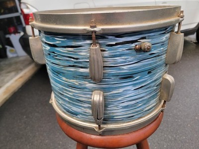 1940's Slingerland 9 X  13'' Radio King Tom w B/T Lugs for Drum Brass Rims