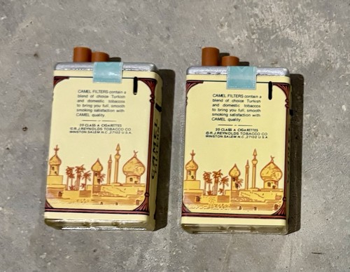 2-Vintage Camel Cigarette Pack Lighter - 1990s Camel Memorabilia Collectible🔥🔥 - Picture 2 of 3