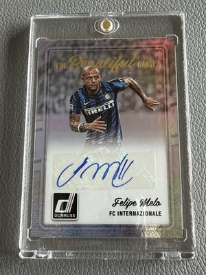 Felipe Melo 2016-17 Donruss Beautiful Game Auto Inter Milan