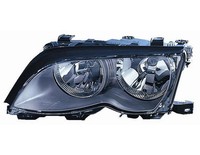 Scheinwerfer Links FÜR 3ER BMW E46 2001-2004 Schwarz