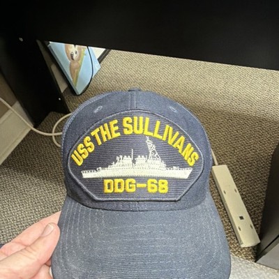 USS The Sullivans DDG-68 Navy Hat Cap Made in USA One Size Fits All