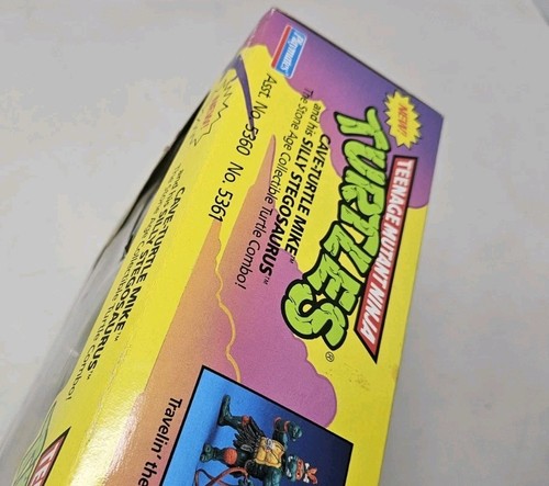 Teenage Mutant Ninja Turtles TMNT Cave Turtle Mike Silly Stegosaurus Sealed - Picture 22 of 22