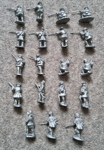 15 x FRONT RANK METAL AMERICAN WAR OF INDEPENDENCE US ARMY WARGAME FIGURES 40mm - Picture 7 of 12