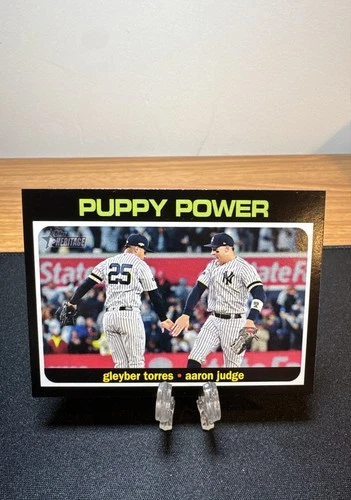 Aaron Judge 2020 Topps Heritage High Number - Combo Cards #CC-4