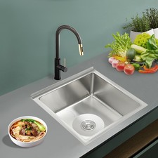 Single Bowl Free Standing Utility Sink Commercial Sink Restaurant Kitchen Sink  