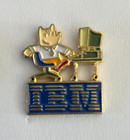 85 - Pin's COBI MASCOTTE DES JEUX OLYMPIQUES BARCELONA 1992 - ORDINATEUR IBM