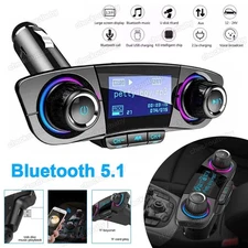 Bluetooth Car FM Transmitter MP3 Player Hands free Radio Adapter Kit USB Charger