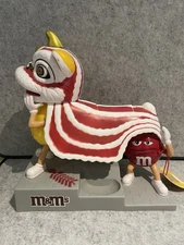 M&M Dragon Candy Dispenser 2018 Red And Yellow M&Ms 