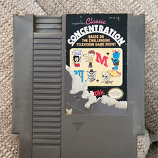 GameTek Classic Concentration Nintendo NES Game Cartridge NTSC-U/C US/Canada