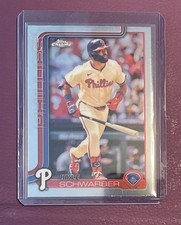 2025 TOPPS CHROME KYLE SCHWARBER PHILLIES
