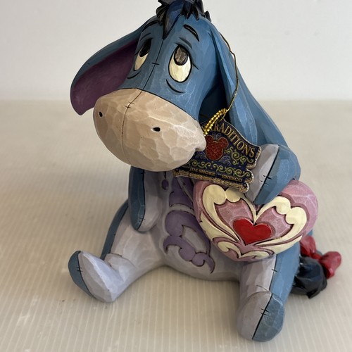 Disney Jim Shore EEYORE "YOU ARE LOVED" Traditions Figurine Larger New - Picture 2 of 9