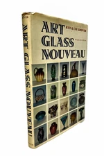 Art Glass Nouveau – Reference Book by Ray & Lee Grover Hardcover Good Condition