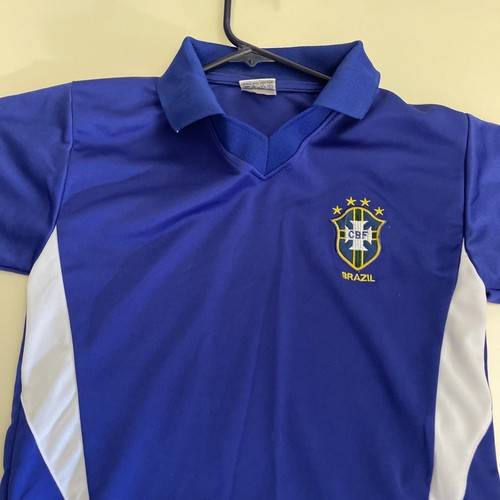 Brazil Away 2002-04 Brasilien Camiseta Futbol Soccer Shirt XL Boys - Picture 3 of 17
