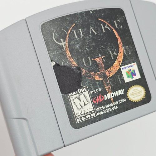 *FLAWED* Quake Nintendo N64 Authentic Tested, Cartridge Only - Picture 2 of 5