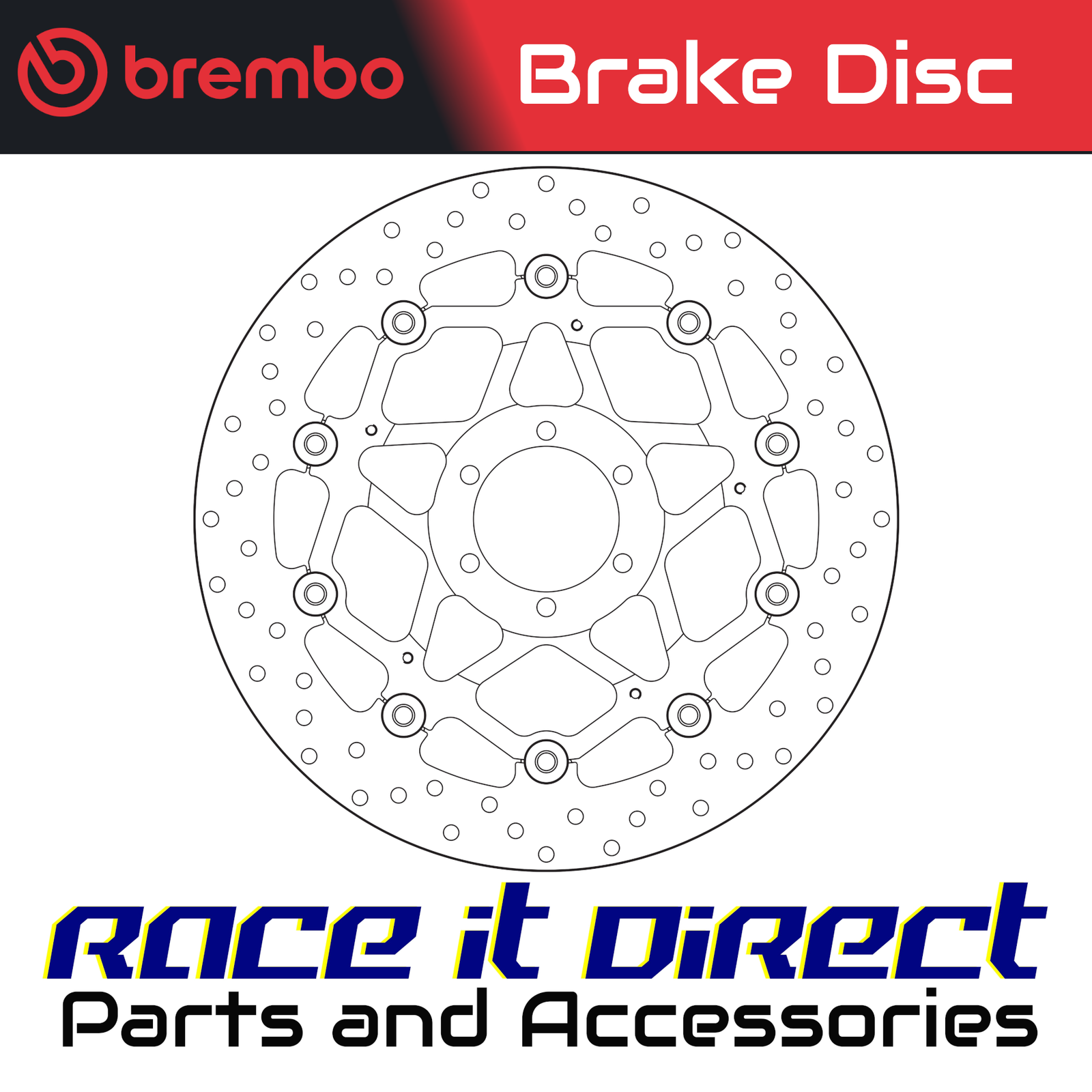 Brake Disc for BENELLI BN 302 2015-2016 Front Brembo