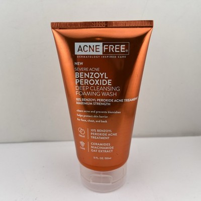 AcneFree Severe Acne, Deep Cleansing Foaming Wash, Maximum Strength, 5 fl oz