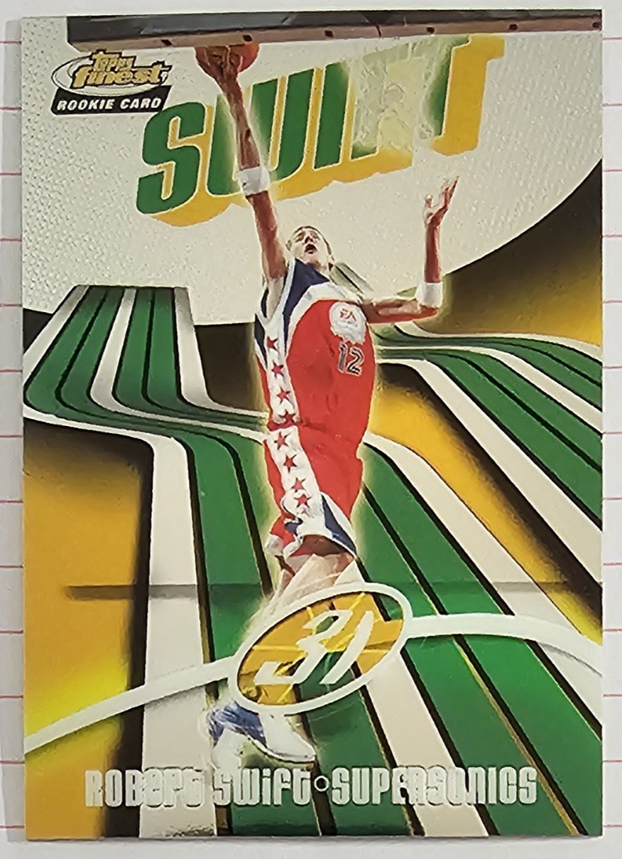 Robert Swift #184 Basketball Cards 2003 Finest trading card — raw and PSA graded price guide