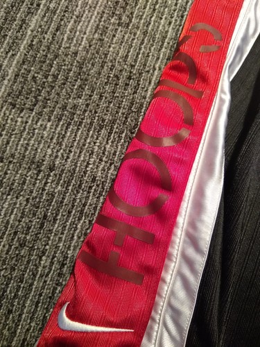 Nike Hoops Vintage Y2K Training Track Snap Pants Youth Boy's XL 18-20 Black/Red - Picture 7 of 13
