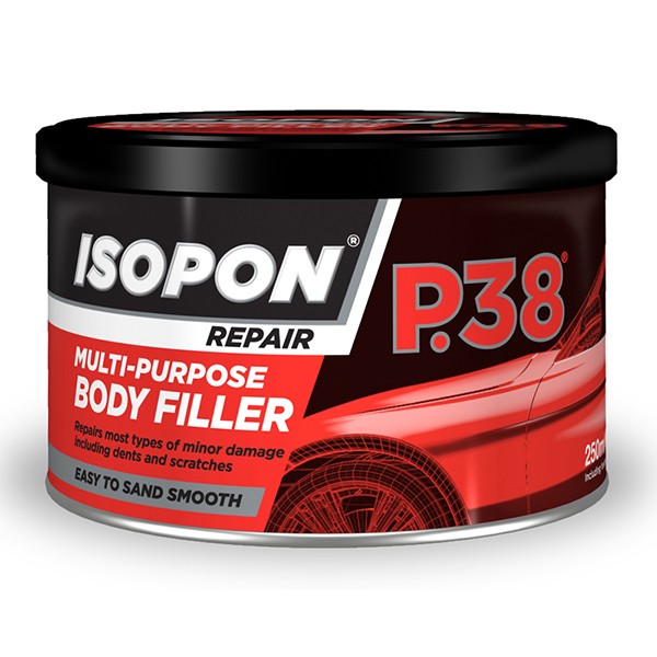 U-POL Davids Isopon P38 Easy Sand Car Body Filler Repairs Scratch Repair 250ml - Image 27