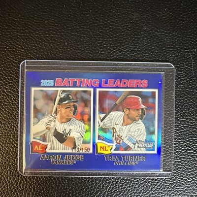 2026 Topps Heritage Batting Leaders Judge / Turner 113/150 Refractor