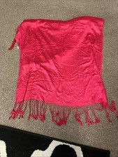 Image of Red Women’s Scarf Large Rectangular From Accessorize New With Tags