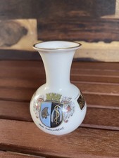 Souvenir-Porzellanvase. Waldershof. Stadtwappen von Bad Salzschlirf.