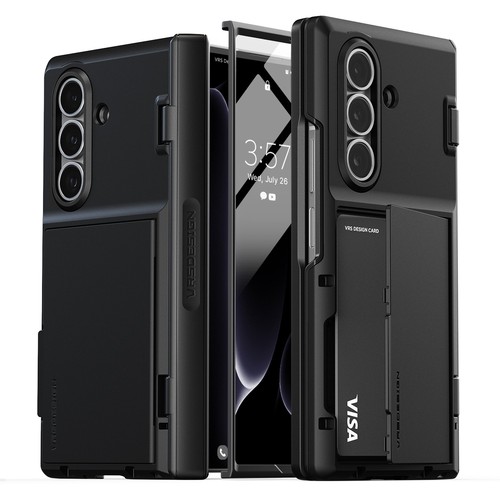 For Galaxy Z Fold 7 Case VRS DESIGN Modern Go 360 Screen Protector Wallet Cover - Picture 16 of 18