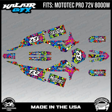 Graphics Kit for MotoTec Pro 72v 8000W (All Years) Vandal Series - MAGENTA