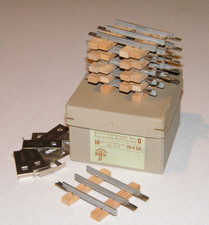 BUCO Spur 0 10x 75/0 DE 1/4 gerade Gleise 3-Leiter AL sgt./neuw. in OVP (1246)