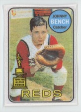 Johnny Bench 2021 Topps Iconic Card Manufactured Patches #ICP-JB Cincinnati Reds