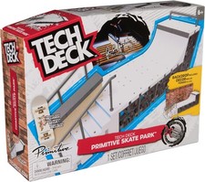 Tech Deck, Primitive X-Connect Skate Park, Customisable and Buildable Ramp Set
