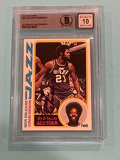 LEONARD TRUCK ROBINSON Signed 1978-79 TOPPS Card #30 Beckett (BAS) AUTO 10