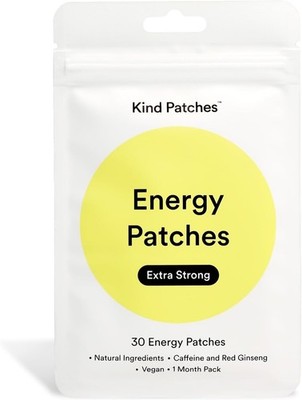 Kind Patches Energy Patches Extra Strong - Red Ginseng, L-Citrulline,and Guarana