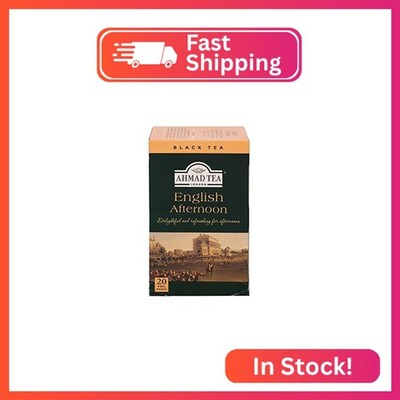 Ahmad Tea Black Tea, English Afternoon Teabags, 20 ct (Pack of 1) - Caffeinated