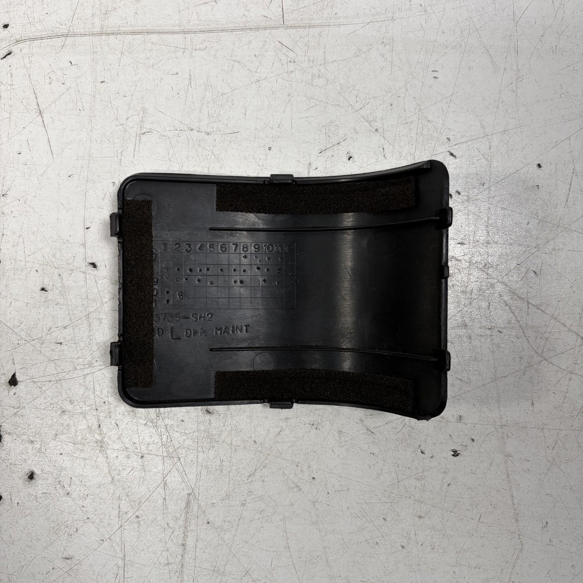 90-91 Honda CRX Left Rear Damper Maintenance Lid Black 83785-SH2