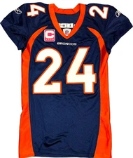 2011 Champ Bailey Signed Game Issued Jersey Denver Broncos NFL Auction COA
