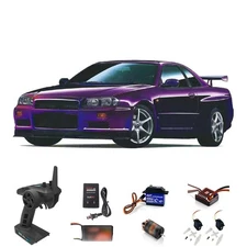 Capo1:8 RC Drift Car R34 RTR Racing Car Flysky GT5 Radio Brushed Motor ESC Model