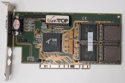 ViewTOP / Britek BP-ET6 PCI Grafikkarte (Tseng ET6100, 2MB, retro, MDRAM, 1997)