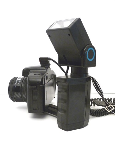 Olympia Camera 35mm SLR Pre Focusing Motor Camera Flash Attachment Neck Strap - Picture 5 of 8