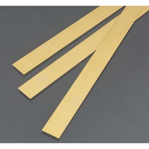 1 1/2" x 1/4" - 38mm x 6mm Flat Brass Bar Flat Brass Strip Choose Length
