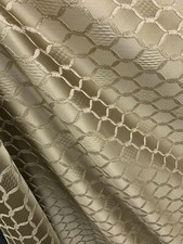 TAUPE BROWN Diamond Brocade Upholstery Drapery Fabric 54 in. Sold By The Yard