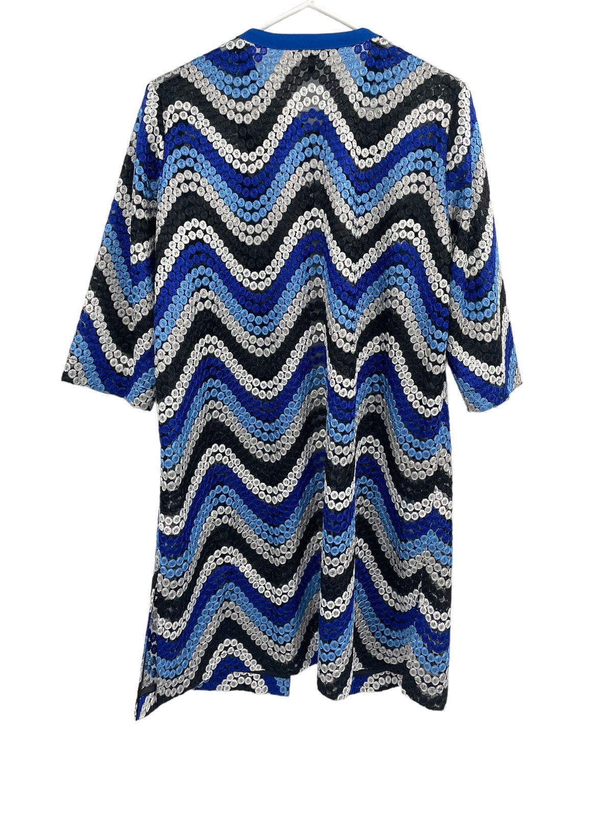 Ming Wang Chevron Pattern Textural Lace Woven Car… - image 7