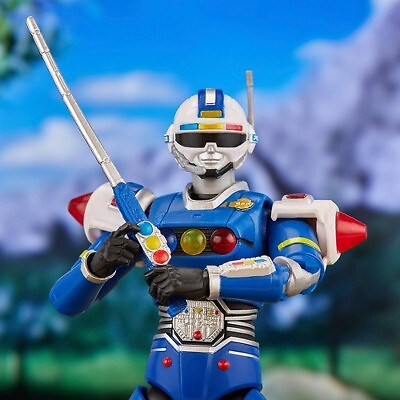Power Rangers Lightning Collection Turbo Blue Senturion Action Figure - 6.6