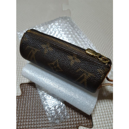Louis Vuitton Monogram Etui 3 Golf Ball Case Old Model From Japan