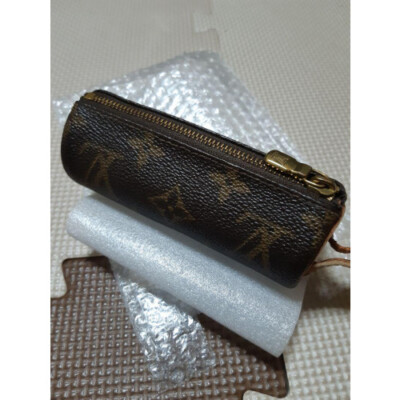 Louis Vuitton Monogram Etui 3 Golf Ball Case Old Model From Japan