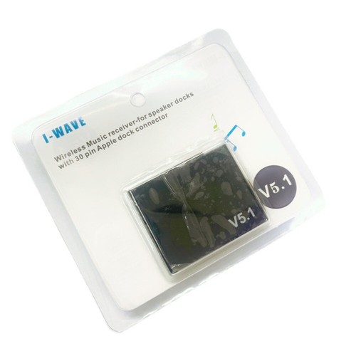 For iPhone iPod Speaker 30Pin I-WAVE bluetooth Music Audio Receiver Adapter Dock - Picture 6 of 7