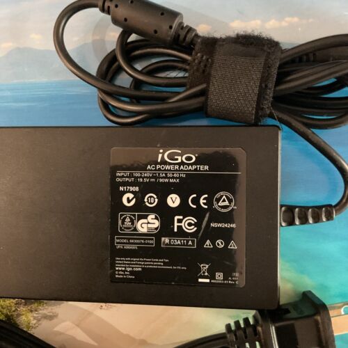 iGo Universal AC Laptop Power Supply adapter Charger 90W 19.5V 6630076-0100 - Picture 2 of 5