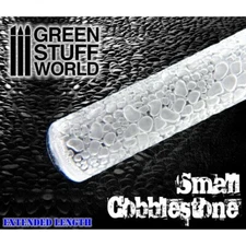 Green Stuff World 1:76 - 1:35 Small Cobblestone Texture Rolling Pin Scenery Tool